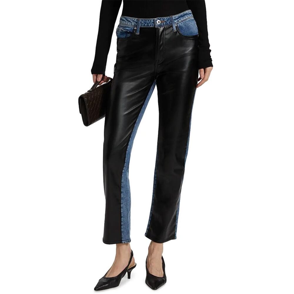 Jonathan Simkhai River Mixed Media Jeans NWT NEW Size 30